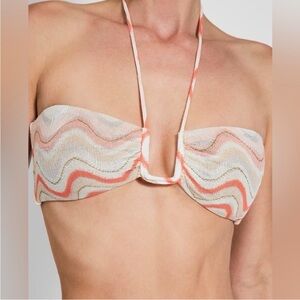 DEVON WINDSOR Bikini Set in Coral Wave